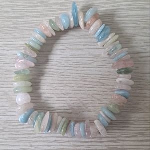 Morganite Stone Bracelet